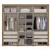 Guarda-Roupa Casal Coimbra 6 Portas 6 Gavetas Freijó e Off White