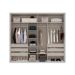 Guarda-Roupa Casal Coimbra Flex 3 Portas 6 Gavetas Freijó e Branco