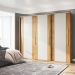 Guarda-Roupa Casal Coimbra Flex 3 Portas 6 Gavetas Off White e Freijó