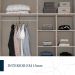 Guarda-Roupa Casal Coimbra Flex 4 Portas 3 Gavetas Freijó e Off White