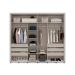 Guarda-Roupa Casal Coimbra Flex com Pés 3 Portas 6 Gavetas Branco