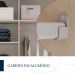Guarda-Roupa Casal Coimbra Flex com Pés 3 Portas 6 Gavetas Branco