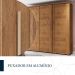 Guarda-Roupa Casal Coimbra Flex com Pés 3 Portas 6 Gavetas Freijó