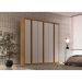 Guarda-Roupa Casal Durban 6 PT 4 GV Imbuia e Off White