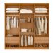 Guarda-Roupa Casal Durban 6 Portas 4 Gavetas Imbuia