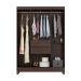 Guarda-Roupa Casal Ecom 6 Portas 2 Gavetas Café