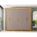 Guarda-Roupa Casal Eden 6 Portas 2 Gavetas Lamina Mel e Cacao