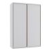 Guarda-Roupa Casal Elite 2 Portas 3 Gavetas Branco