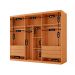 Guarda-Roupa Casal Fusion 100% MDF 6 Portas 6 Gavetas Nauralle