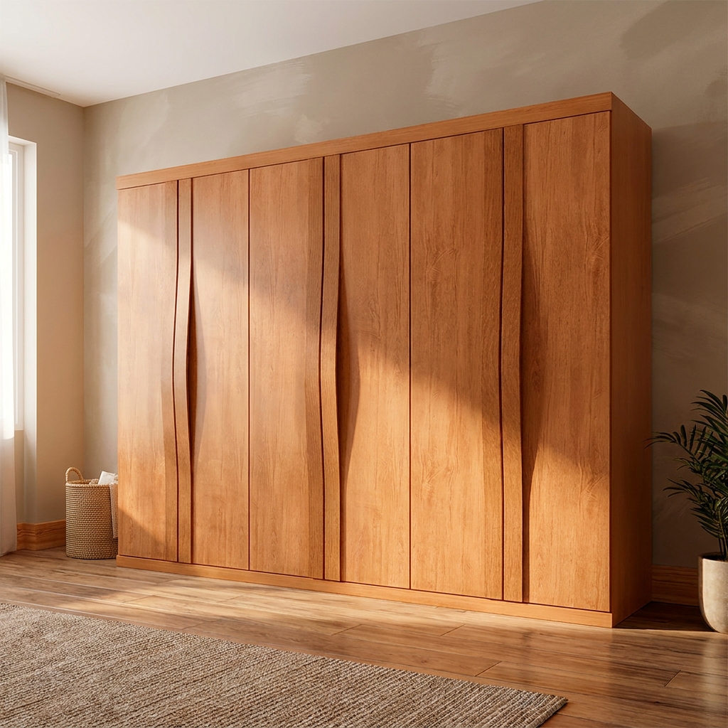 Guarda-Roupa Casal Fusion 100% MDF 6 Portas 6 Gavetas Nauralle