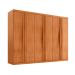 Guarda-Roupa Casal Fusion 100% MDF 6 Portas 6 Gavetas Nauralle