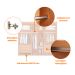Guarda-Roupa Casal Fusion 100% MDF 6 Portas 6 Gavetas Nauralle e Off White
