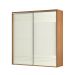 Guarda-Roupa Casal Girona 100% MDF 2 Portas 2 Gavetas Freijó e Off White