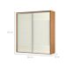 Guarda-Roupa Casal Girona 100% MDF 2 Portas 2 Gavetas Freijó e Off White