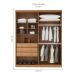 Guarda-Roupa Casal Império 4 Portas 3 Gavetas Imbuia