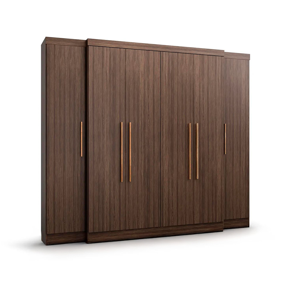 Guarda-Roupa Casal Imperial 6 Portas 6 Gavetas Capuccino