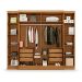 Guarda-Roupa Casal Imperial 6 Portas 6 Gavetas Freijó