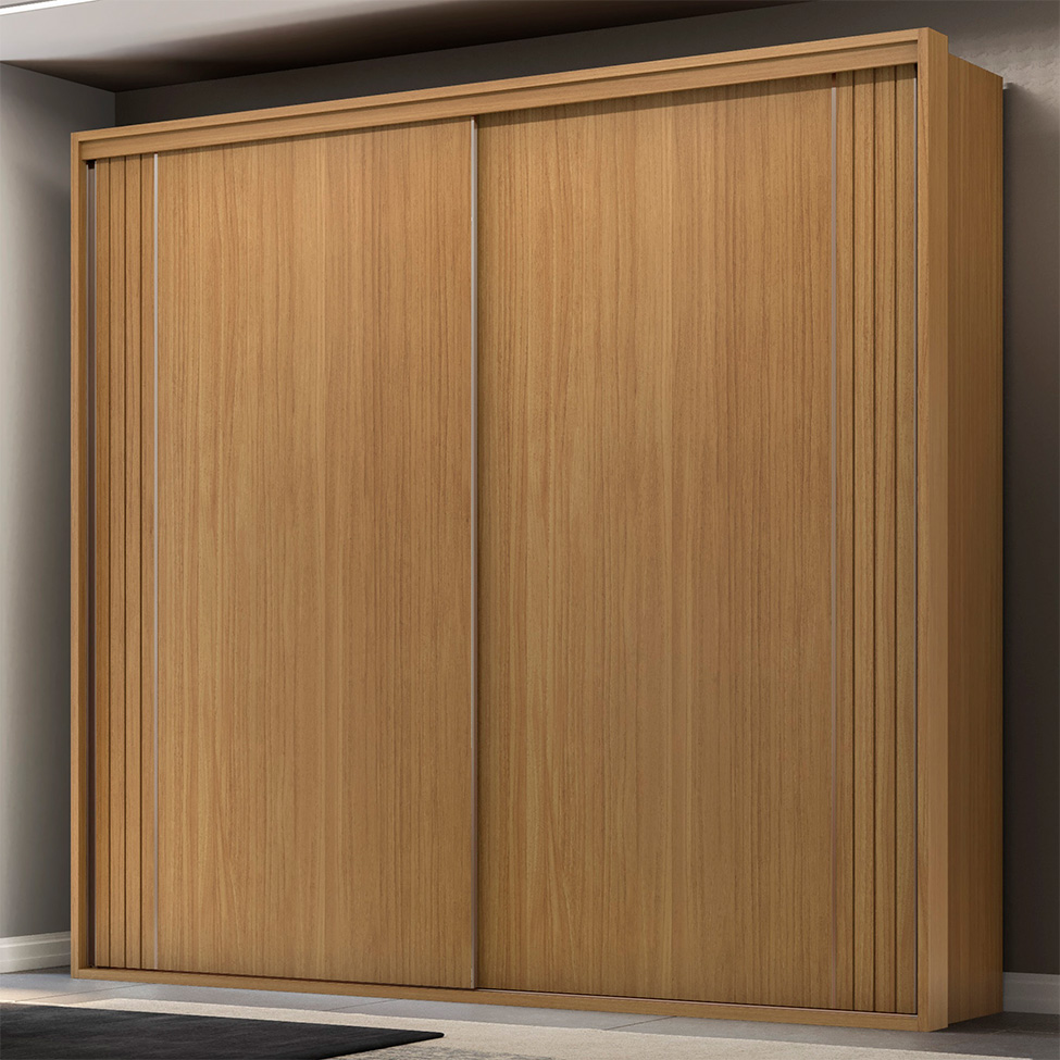 Guarda-Roupa Casal Imperium 100% MDF 2 Portas 6 Gavetas Freijó
