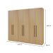 Guarda-Roupa Casal Infinity 6 Portas 3 Gavetas Savana