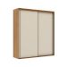 Guarda-Roupa Casal Inovatto 100% MDF 2 Portas 6 Gavetas Freijó e Off White