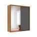 Guarda-Roupa Casal Inovatto 100% MDF 2 Portas 6 Gavetas Freijó e Titânio
