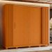 Guarda-Roupa Casal Jacarandá Flex 4 Portas 4 Gavetas Cinamomo e Off White