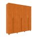 Guarda-Roupa Casal Joinville com Pés 6 Portas 4 Gavetas Cinamomo