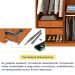 Guarda-Roupa Casal Joinville com Pés 6 Portas 4 Gavetas Cinamomo