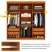 Guarda-Roupa Casal Joinville sem Pés 6 Portas 4 Gavetas Cinamomo e Off White