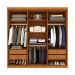 Guarda-Roupa Casal Joinville sem Pés 6 Portas 4 Gavetas Cinamomo e Off White