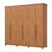 Guarda-Roupa Casal Leblon 6 Portas 6 Gavetas Nature