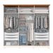 Guarda-Roupa Casal Leblon 6 Portas 6 Gavetas Off White e Nature