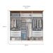 Guarda-Roupa Casal Leblon 6 Portas 6 Gavetas Off White e Nature