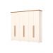 Guarda-Roupa Casal Leblon 6 Portas 6 Gavetas Off White e Nature