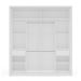 Guarda-Roupa Casal Lisboa 2 Portas 2 Gavetas Branco