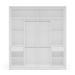 Guarda-Roupa Casal Lisboa 2 Portas 2 Gavetas Branco e Creme