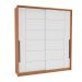 Guarda-Roupa Casal Lisboa 2 Portas 2 Gavetas Freijó e Branco