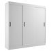 Guarda-Roupa Casal Lisboa 3 Portas 2 Gavetas Branco