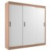 Guarda-Roupa Casal Lisboa 3 Portas 2 Gavetas Branco e Demolição