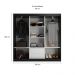 Guarda-Roupa Casal Lisboa 3 Portas 2 Gavetas Preto