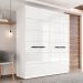 Guarda-Roupa Casal Lisboa 4 Portas 4 Gavetas Branco