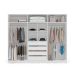 Guarda-Roupa Casal Lisboa 6 Portas 4 Gavetas Branco