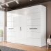 Guarda-Roupa Casal Lisboa 6 Portas 4 Gavetas Branco