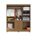 Guarda-Roupa Casal Mônaco 10 Portas 3 Gavetas Atacama