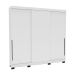 Guarda-Roupa Casal Madrid 3 Portas 4 Gavetas Branco