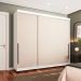 Guarda-Roupa Casal Madrid 3 Portas 4 Gavetas Branco e Creme