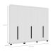 Guarda-Roupa Casal Madrid 6 Portas 4 Gavetas Branco