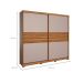 Guarda-Roupa Casal Magnum Flex 2 Portas 4 Gavetas Freijó e Avelã