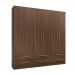 Guarda-Roupa Casal Majestic 6 Portas 6 Gavetas Capuccino
