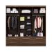 Guarda-Roupa Casal Majestic 6 Portas 6 Gavetas Capuccino